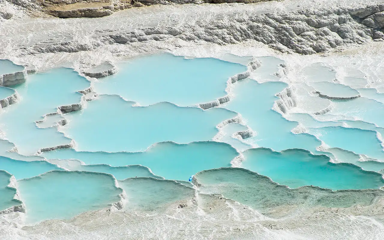 Pamukkale's Thermal Pools and Travertine Terraces